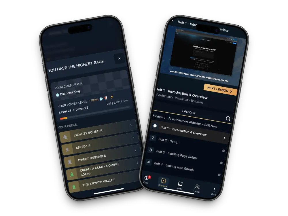 Latest 2.0 features displayed on phone